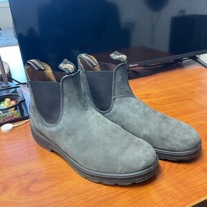 Blundstone Men's Black/Gray Chelsea Boots